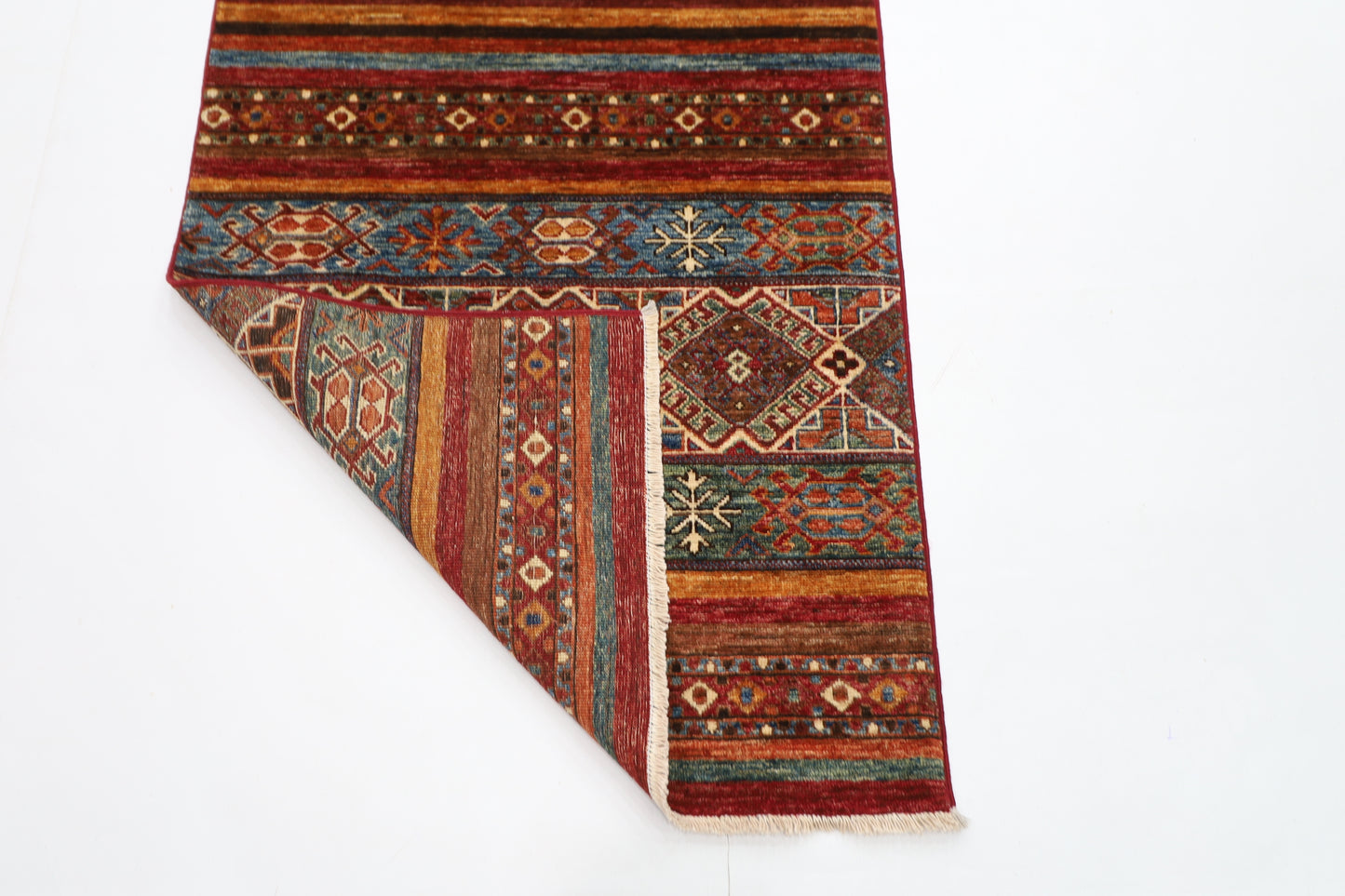 82 x 297 cm | Khorjun Afghan Hand Knotted Runner