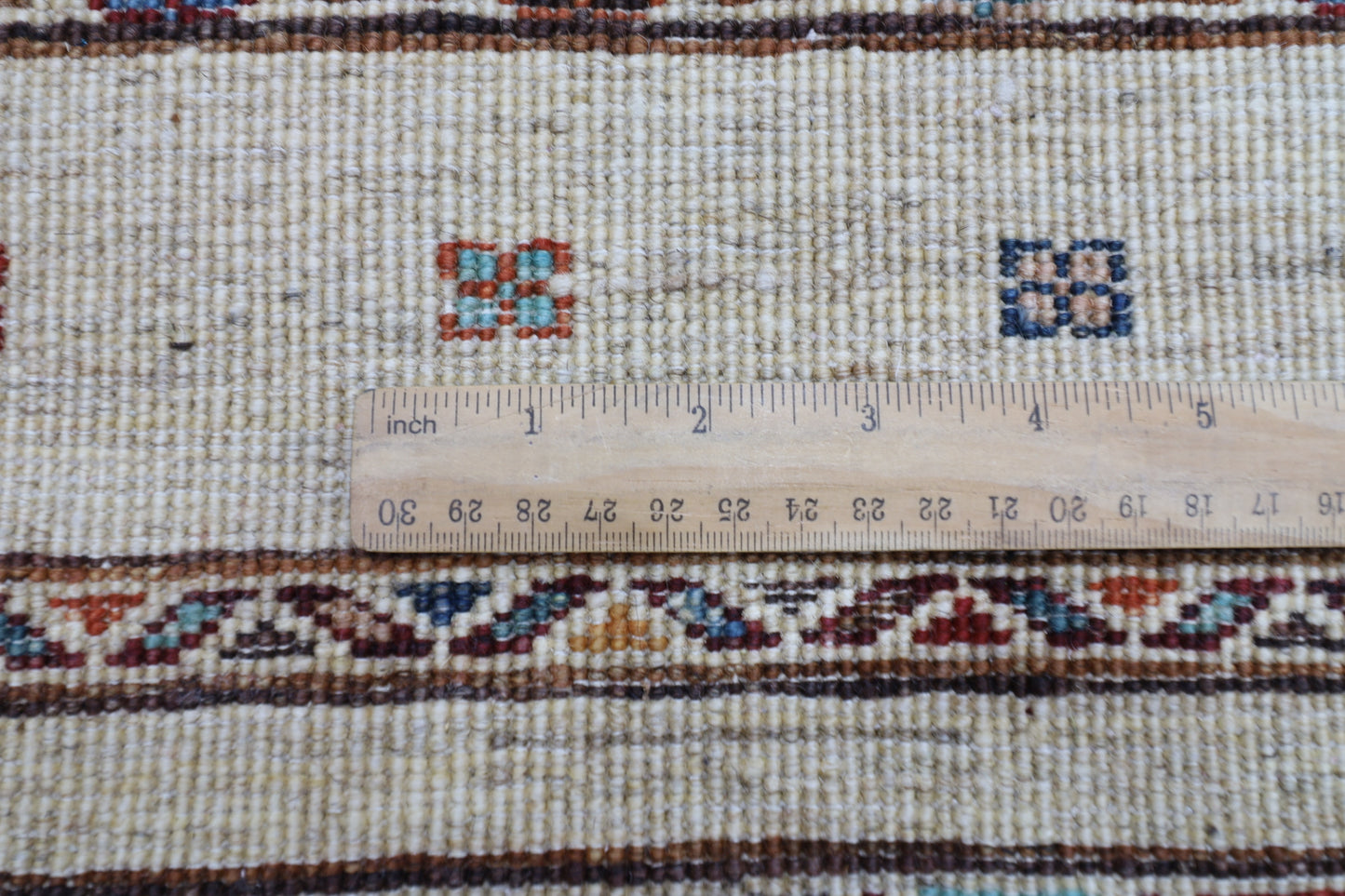 82 x 300 cm | Khorjun Beige Afghan Hand Knotted Runner