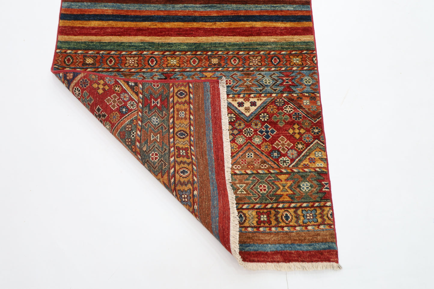 83 x 301 cm | Khorjun Tribal Afghan Hand Knotted Runner