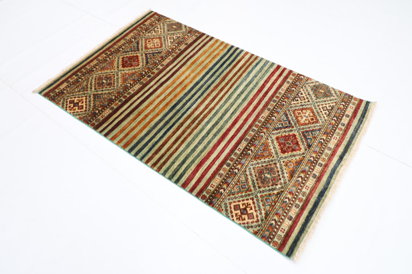 100 x 164 cm | Khorjun Afghan Hand Knotted Carpet