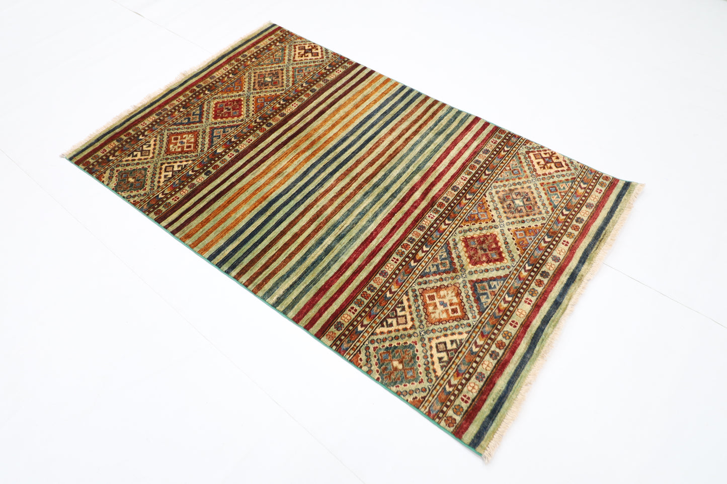 102 x 165 cm | Khorjun Afghan Hand Knotted Carpet