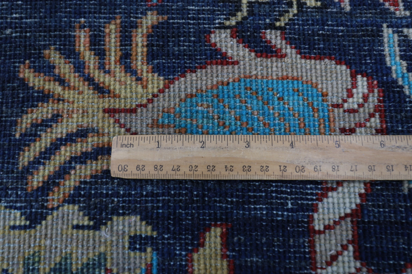 170 x 238 cm | Oriental Birds Navy Blue Afghan Tribal Hand Knotted Wool Carpet