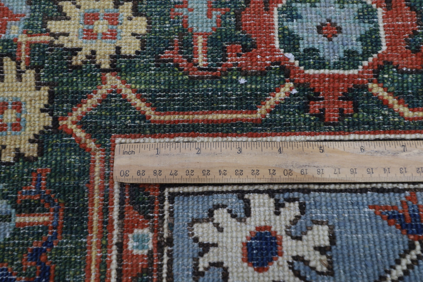 122 x 180 cm | Oriental Floral Gray Area Rug Afghan Tribal Hand Knotted Wool Carpet