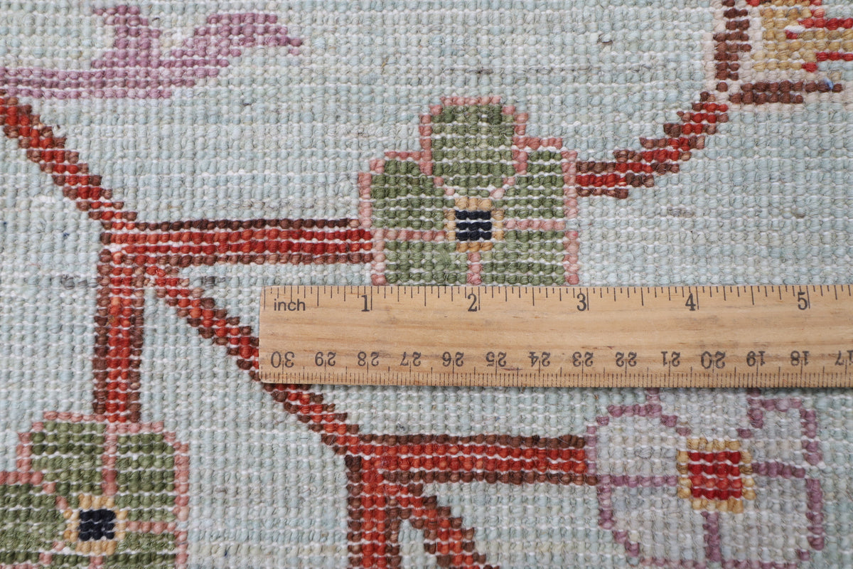 298 x 395 cm | Sultani Design Hand Knotted veg Dye Wool Afghan Carpet