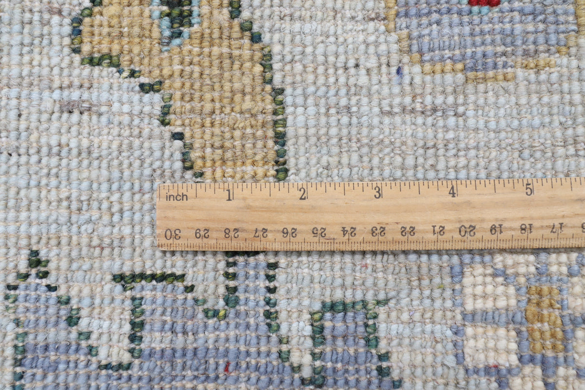305 x 418 cm | Oushak Red Design Hand Knotted veg Dye Wool Afghan Carpet