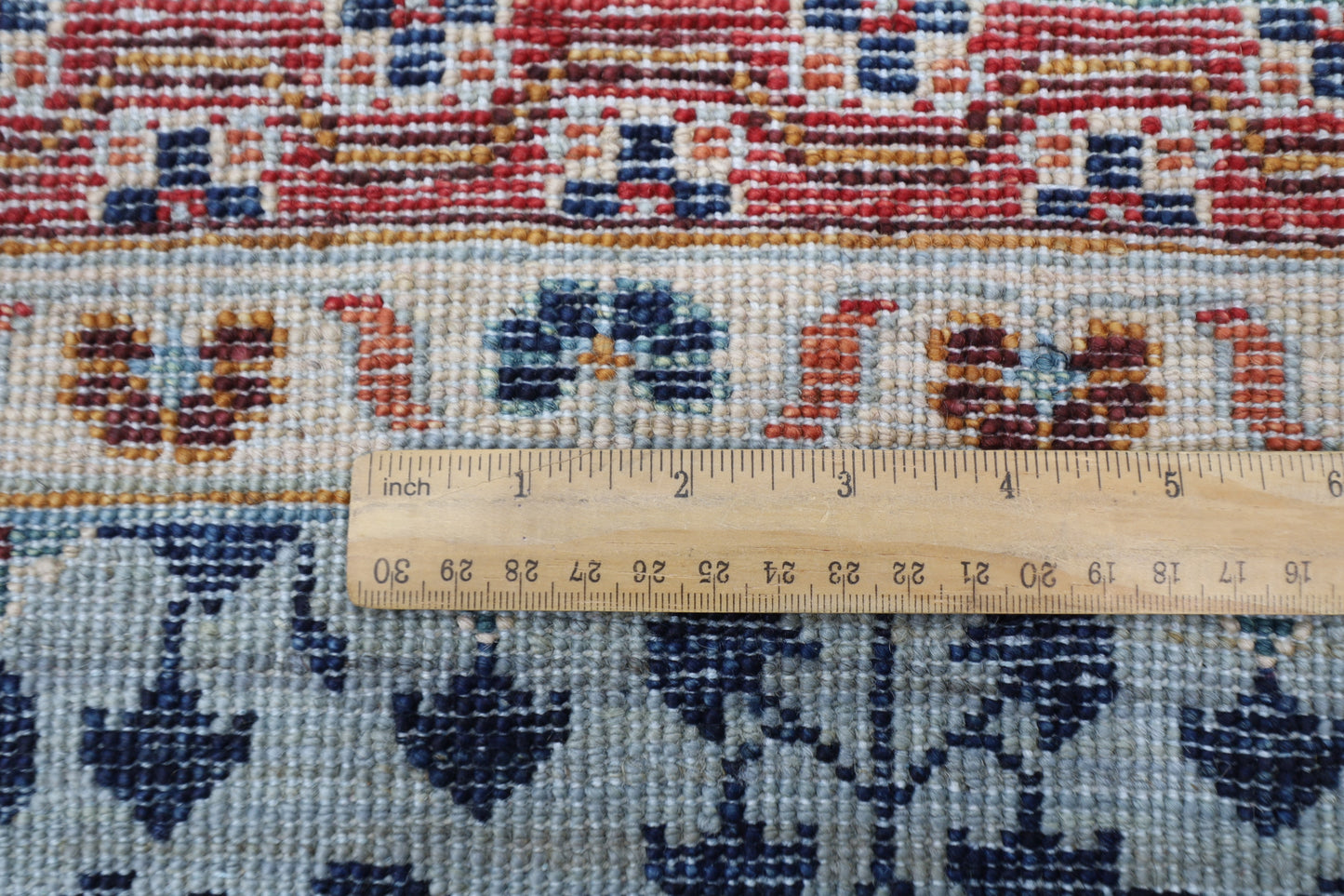 249 x 301 cm | Mamluk Afghan Tribal Hand Knotted Veg Dye Wool carpet