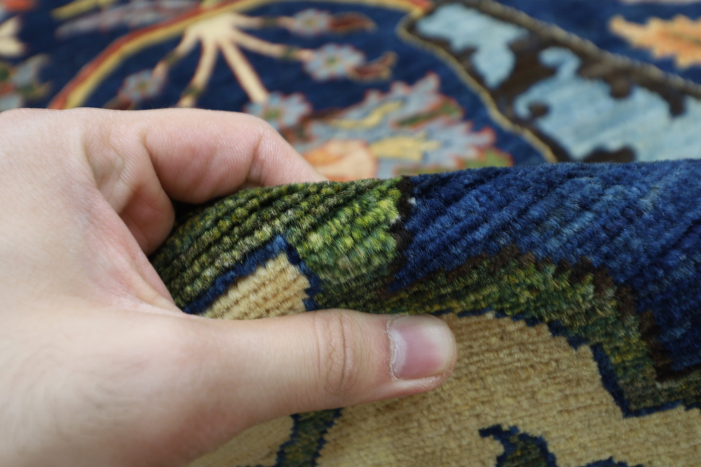 310 x 420 cm | Kawros Afghan Tribal Hand Knotted Veg Dye Wool carpet