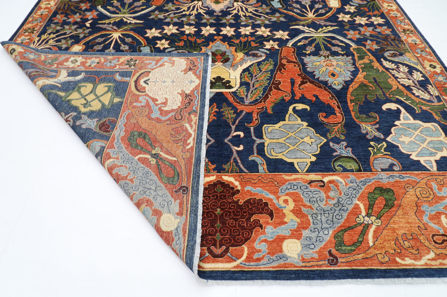 310 x 420 cm | Kawros Afghan Tribal Hand Knotted Veg Dye Wool carpet