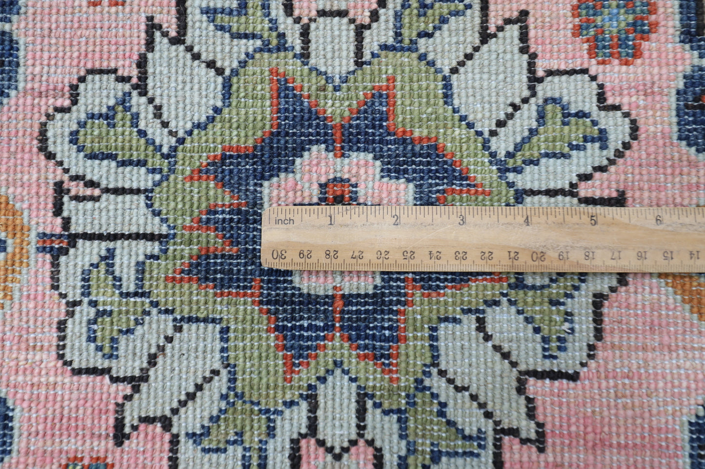 304 x 420 cm | Oriental Pink Area Rug Afghan Hand Knotted Veg Dye Wool carpet
