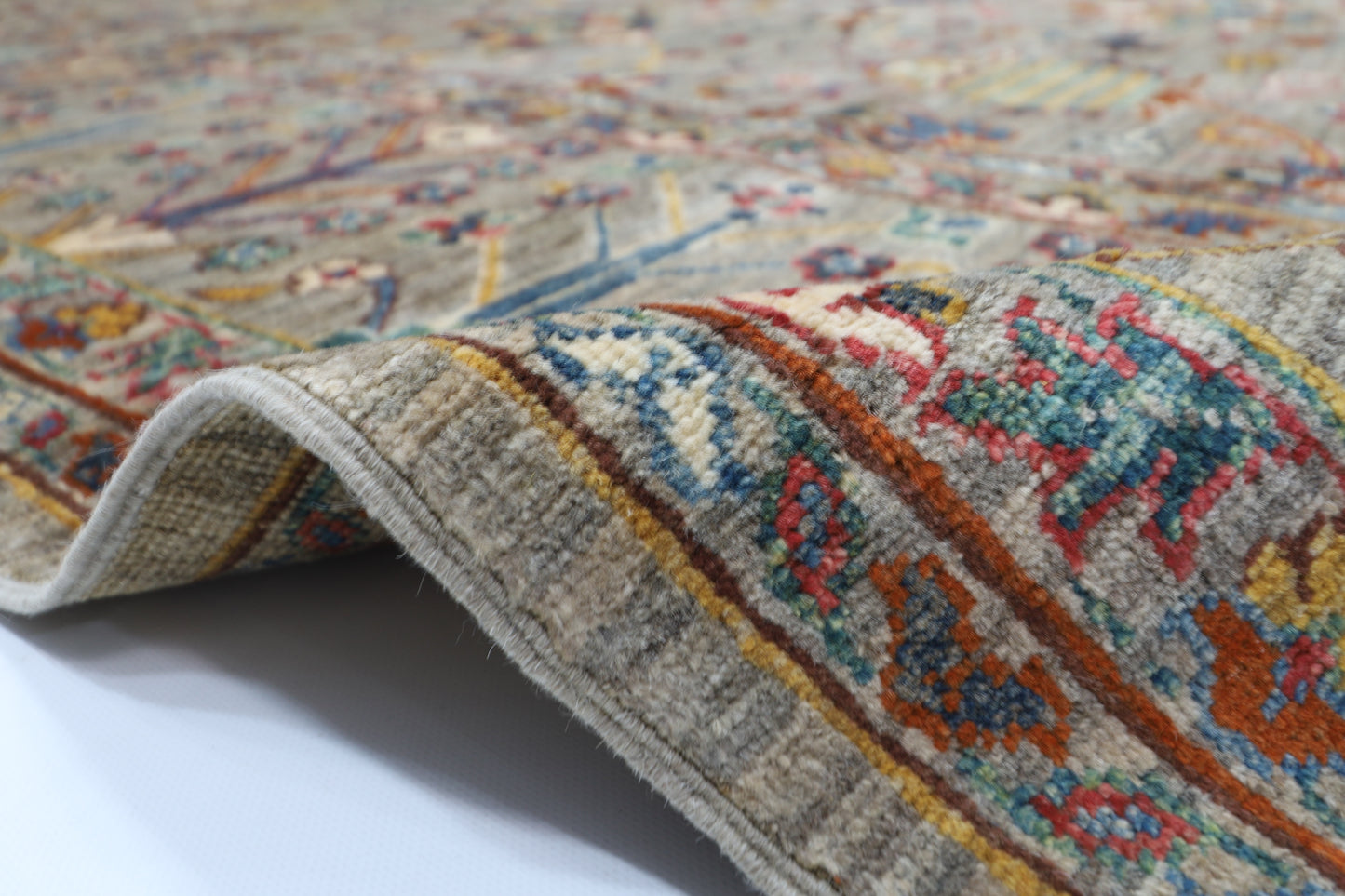 278 x 365 cm | Sultani Afghan Tribal Hand Knotted Veg Dye Wool carpet