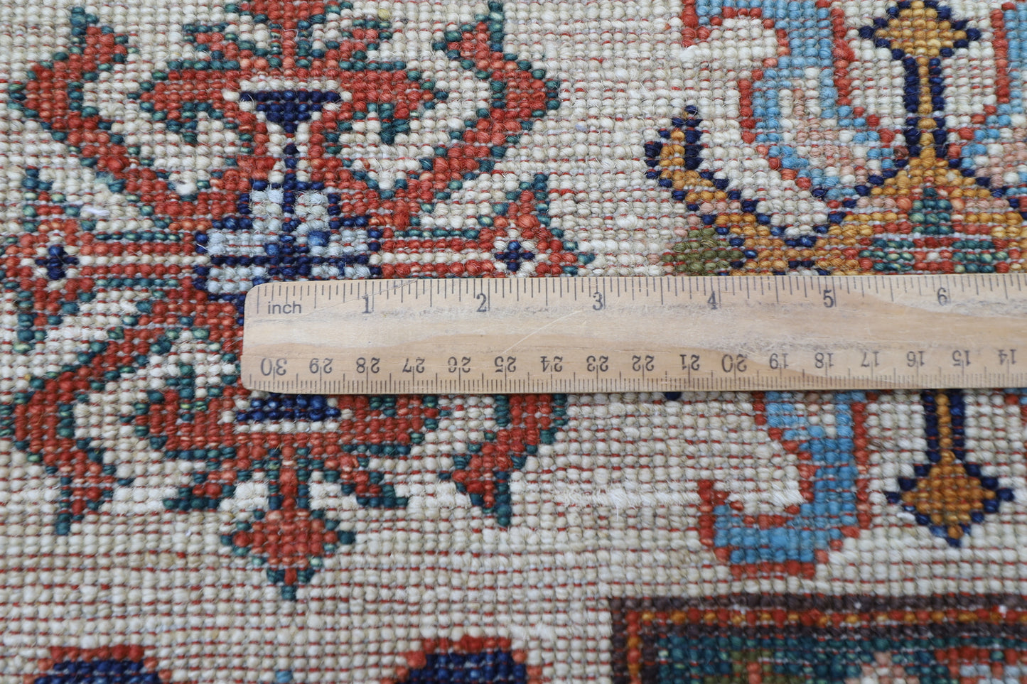 277 x 362 cm | Oriental kazak Red Area Rug Afghan Hand Knotted Veg Dye Wool carpet