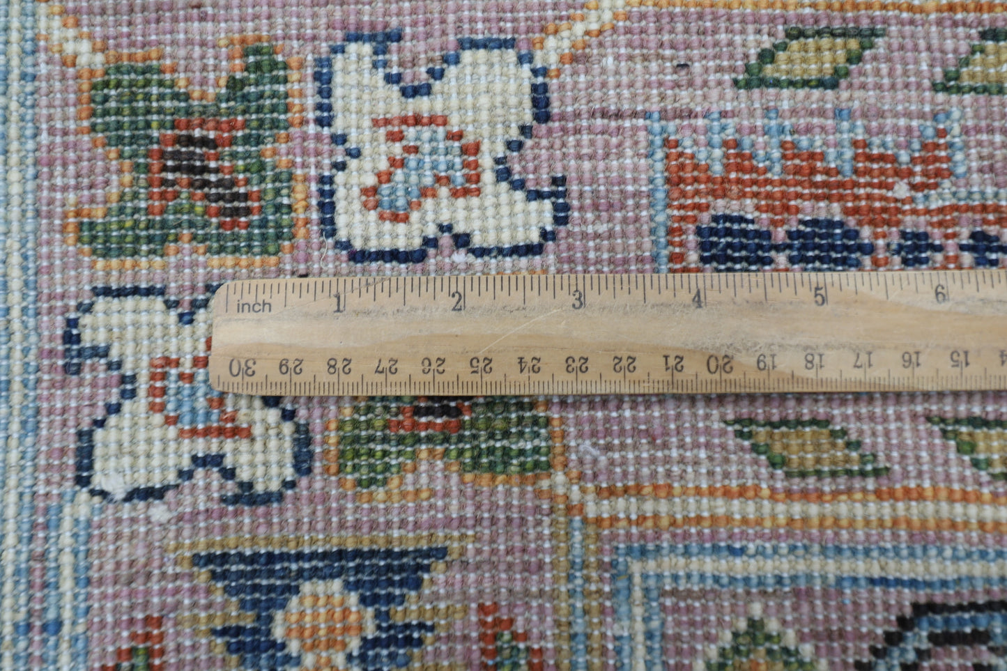 250 x 295 cm | Oriental Waziri Pink Area Rug Afghan Hand Knotted Veg Dye Wool carpet