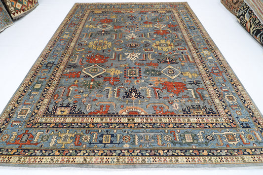 280 x 360 cm | Baluch Afghan Tribal Hand Knotted Veg Dye Wool carpet