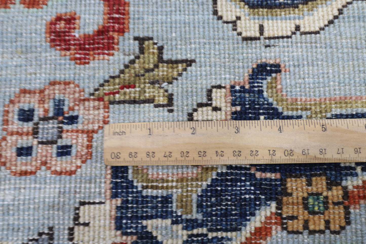 303 x 418 cm | Floral Afghan Tribal Hand Knotted Veg Dye Wool carpet