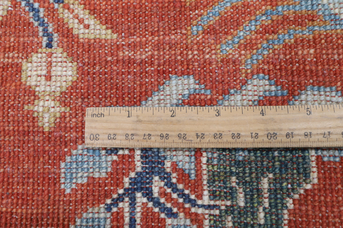 155 x 203 cm | Birds Design Hand Knotted Veg Dye Wool Afghan Carpet