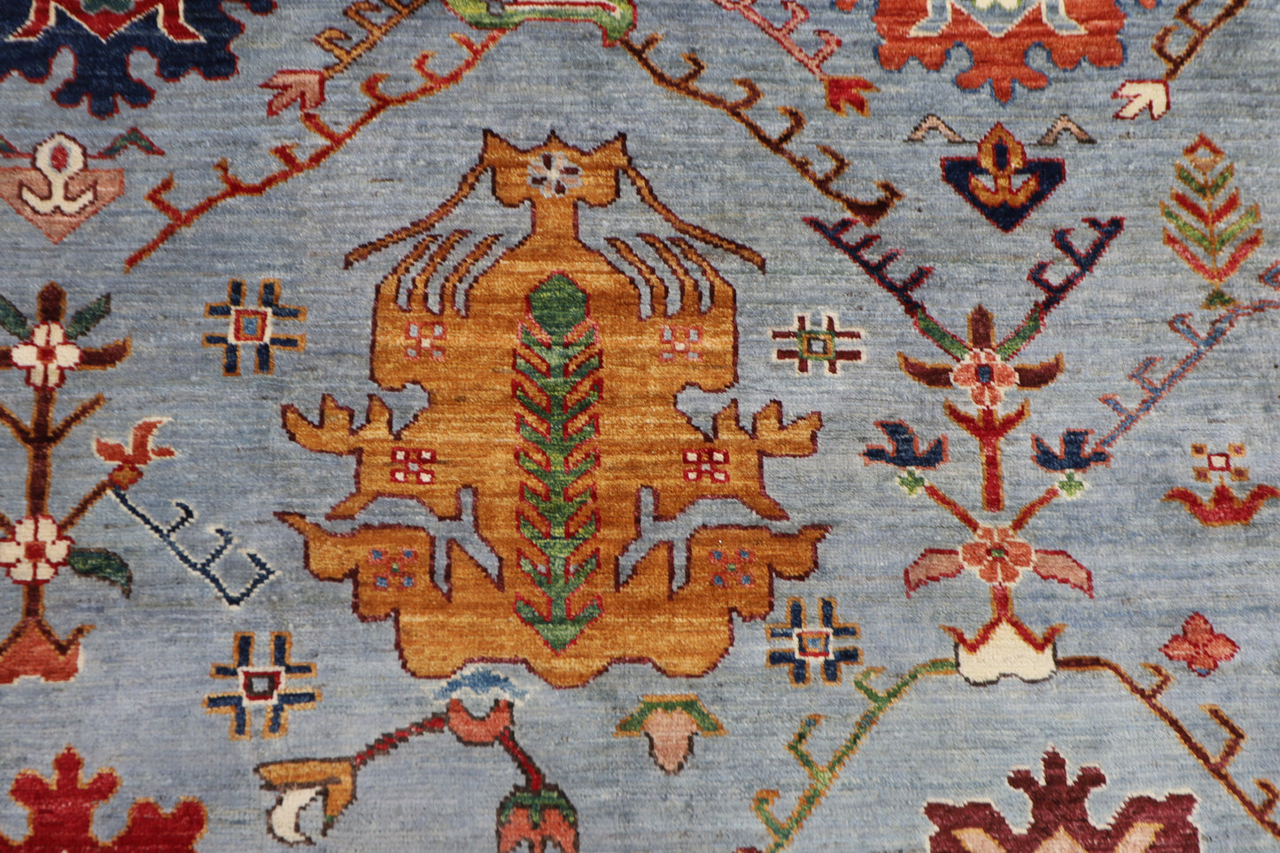 300 x 392 cm | Baluchi Afghan Tribal Hand Knotted Veg Dye Wool carpet