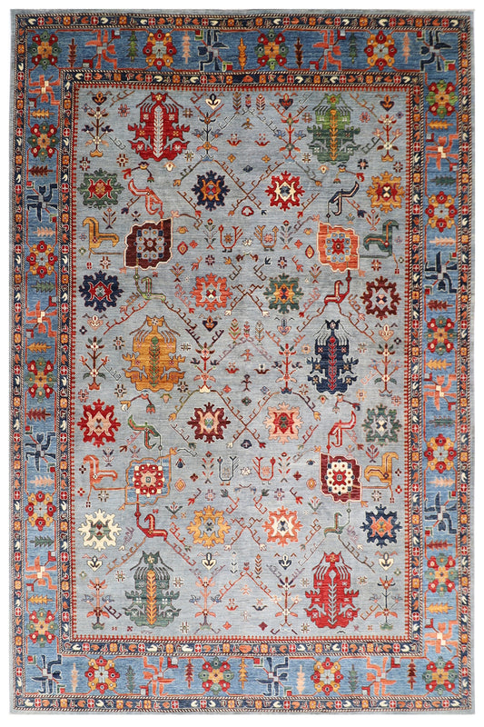 300 x 392 cm | Baluchi Afghan Tribal Hand Knotted Veg Dye Wool carpet