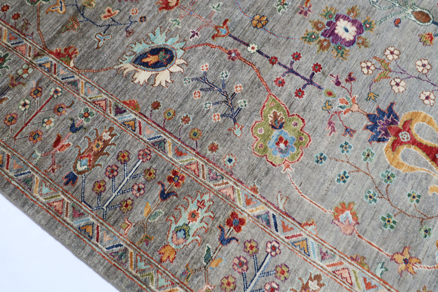 210 x 300 cm | Sultani Afghan Tribal Hand Knotted Veg Dye Wool carpet
