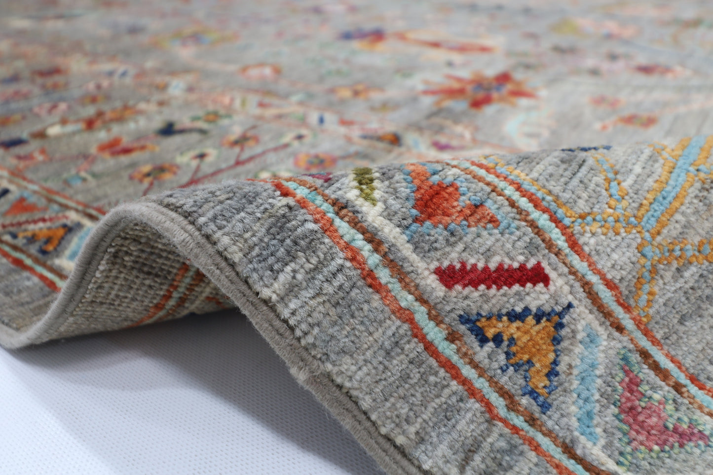 210 x 300 cm | Sultani Afghan Tribal Hand Knotted Veg Dye Wool carpet