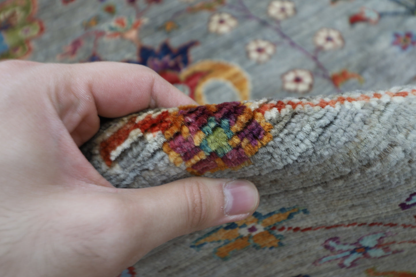 210 x 300 cm | Sultani Afghan Tribal Hand Knotted Veg Dye Wool carpet