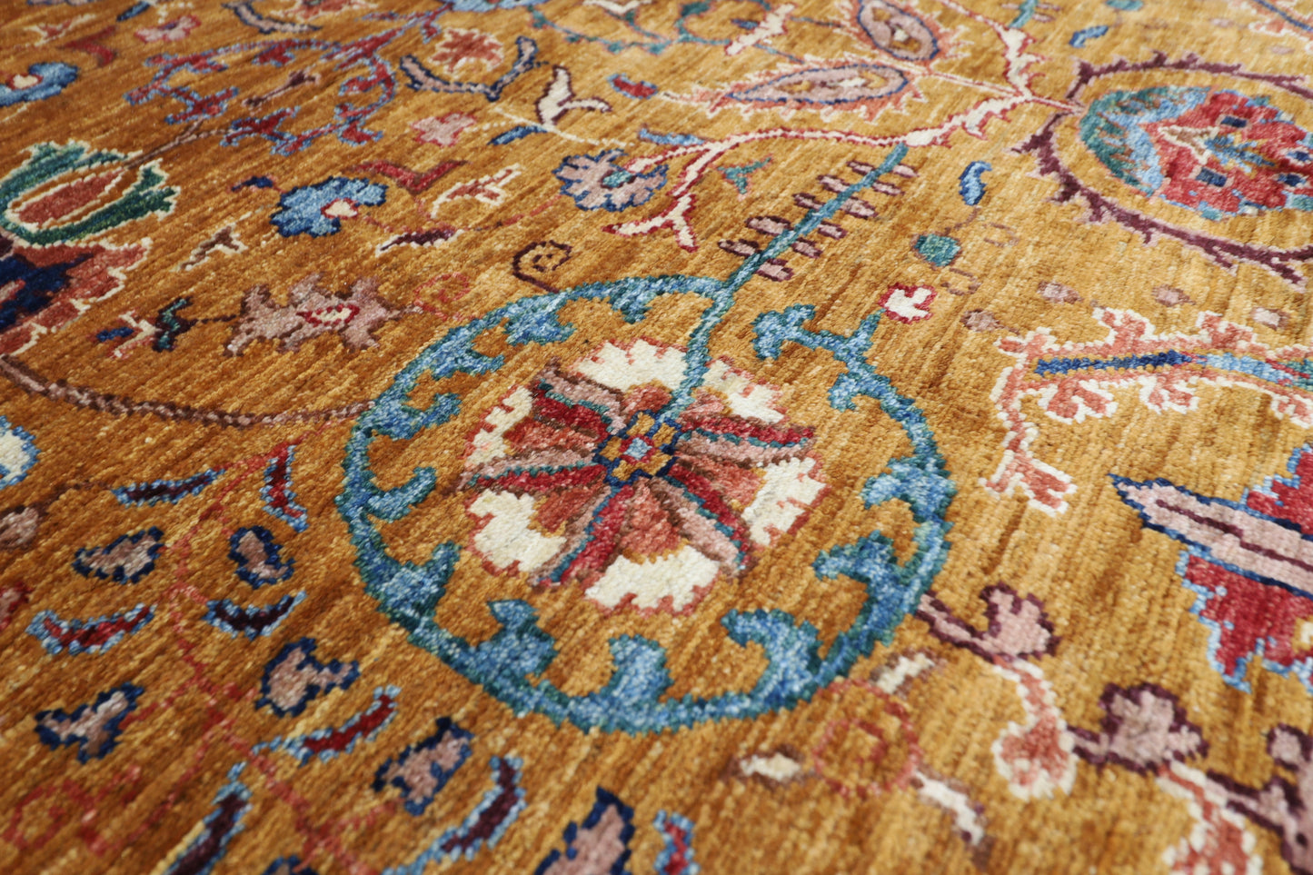 200 x 300 cm | Suzani Afghan Tribal Hand Knotted Veg Dye Wool carpet