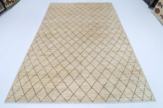 200 x 285 cm | Khotan Afghan Tribal Hand Knotted Veg Dye Wool carpet