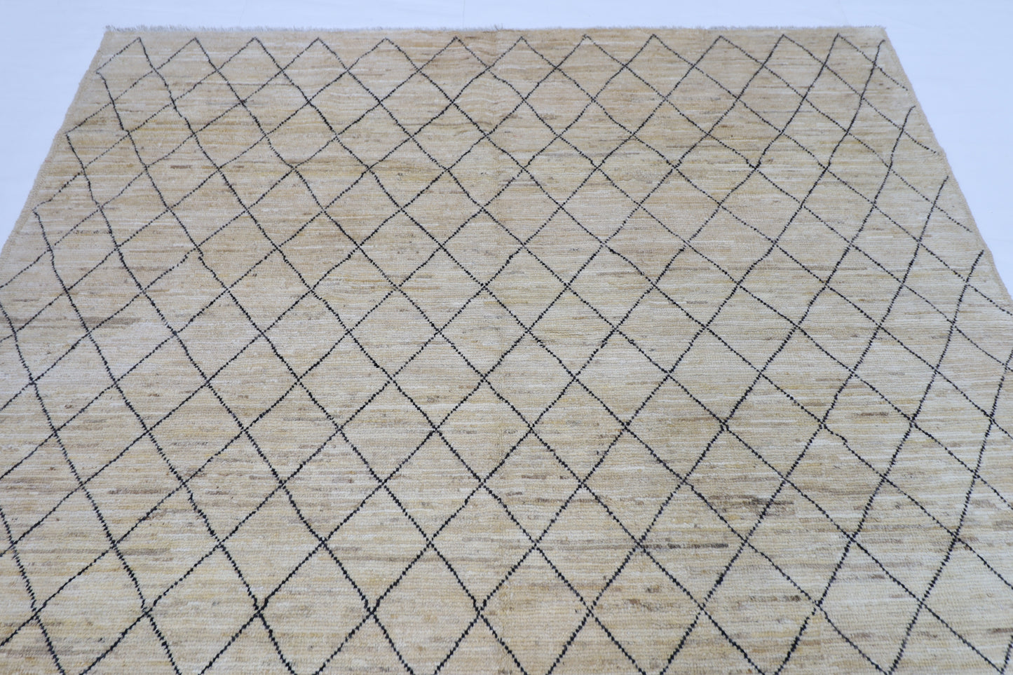 200 x 285 cm | Khotan Afghan Tribal Hand Knotted Veg Dye Wool carpet