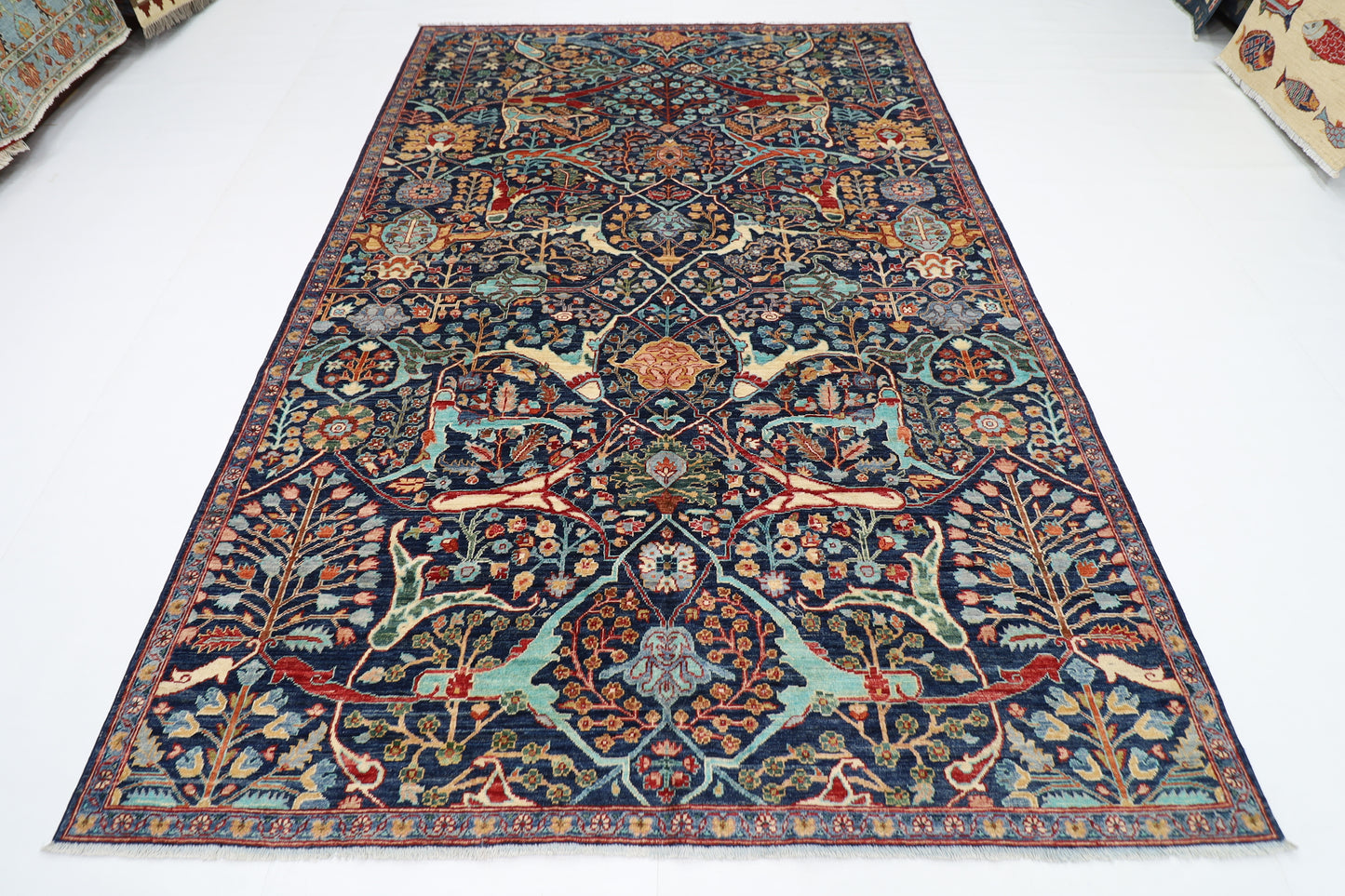 202 x 295 cm | Bidjar Afghan Tribal Hand Knotted Veg Dye Wool carpet