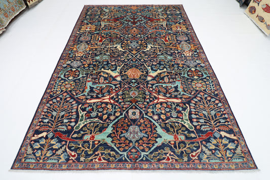 202 x 295 cm | Bidjar Afghan Tribal Hand Knotted Veg Dye Wool carpet