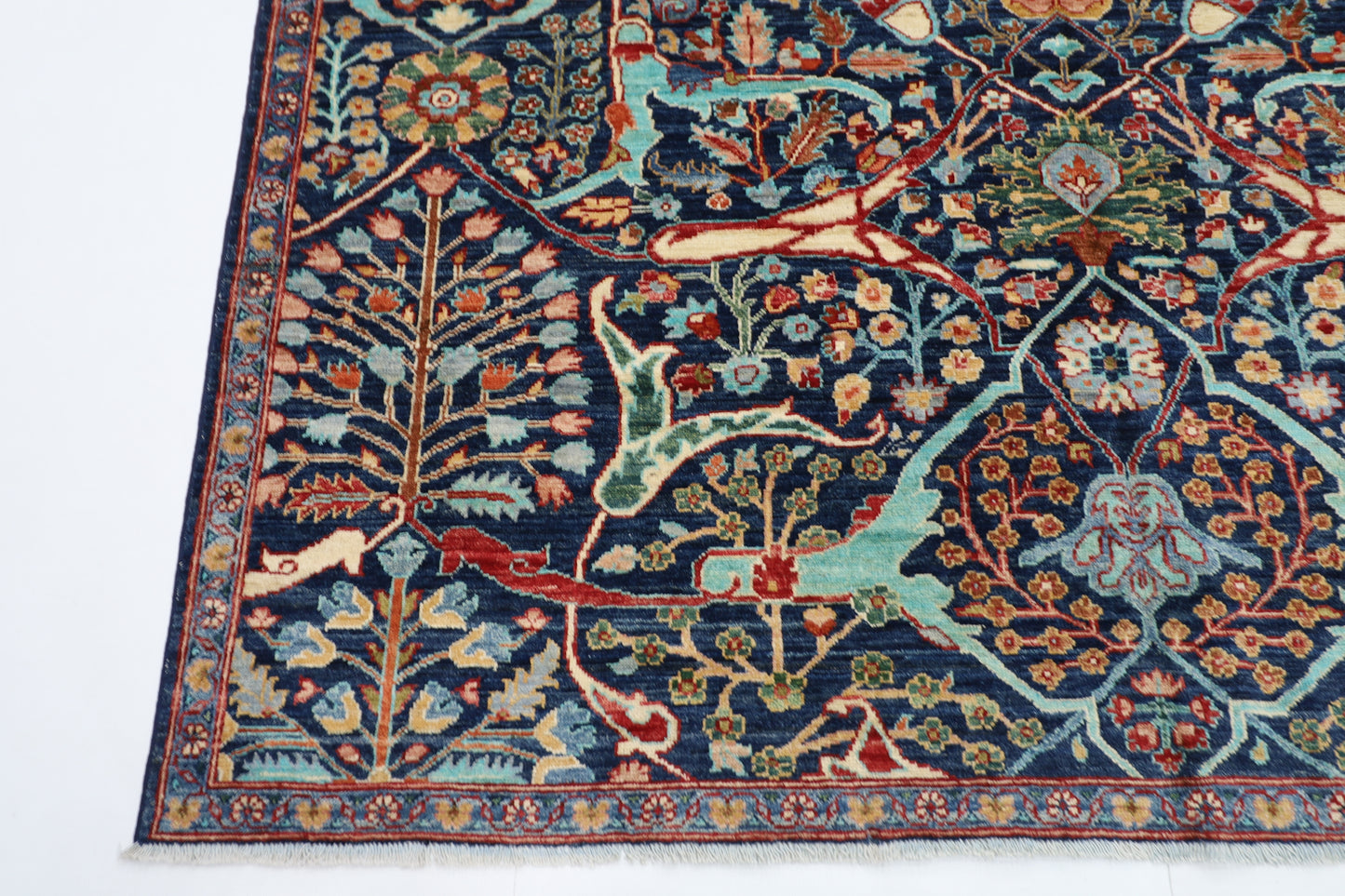 202 x 295 cm | Bidjar Afghan Tribal Hand Knotted Veg Dye Wool carpet