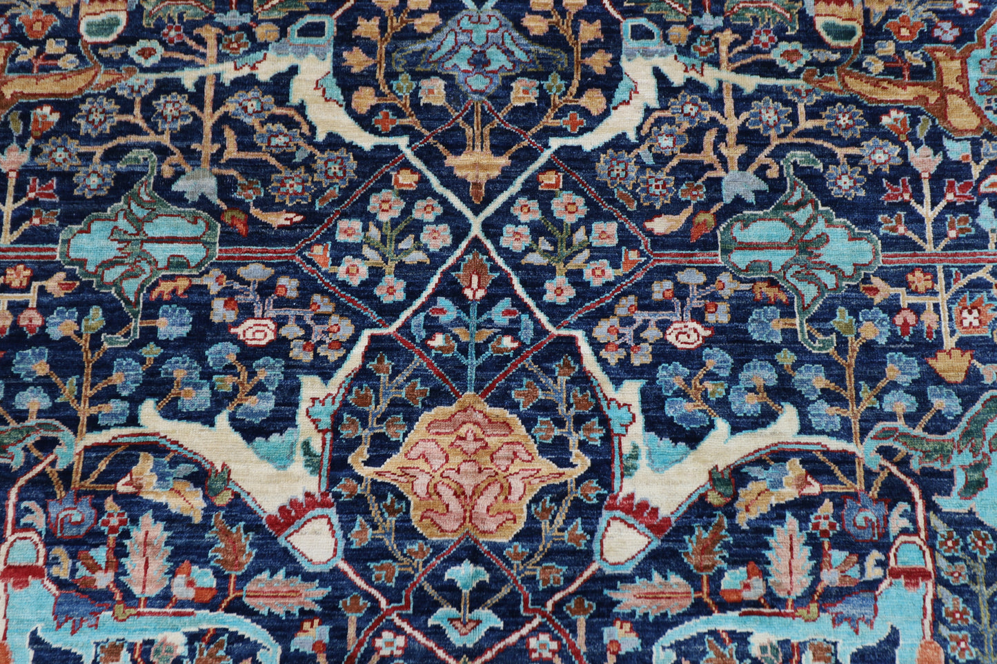 202 x 295 cm | Bidjar Afghan Tribal Hand Knotted Veg Dye Wool carpet