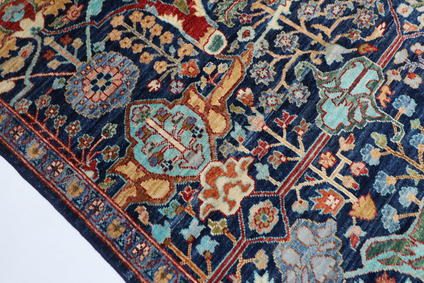 202 x 295 cm | Bidjar Afghan Tribal Hand Knotted Veg Dye Wool carpet
