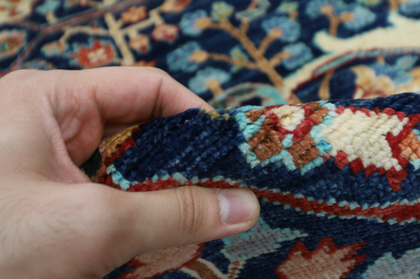 202 x 295 cm | Bidjar Afghan Tribal Hand Knotted Veg Dye Wool carpet