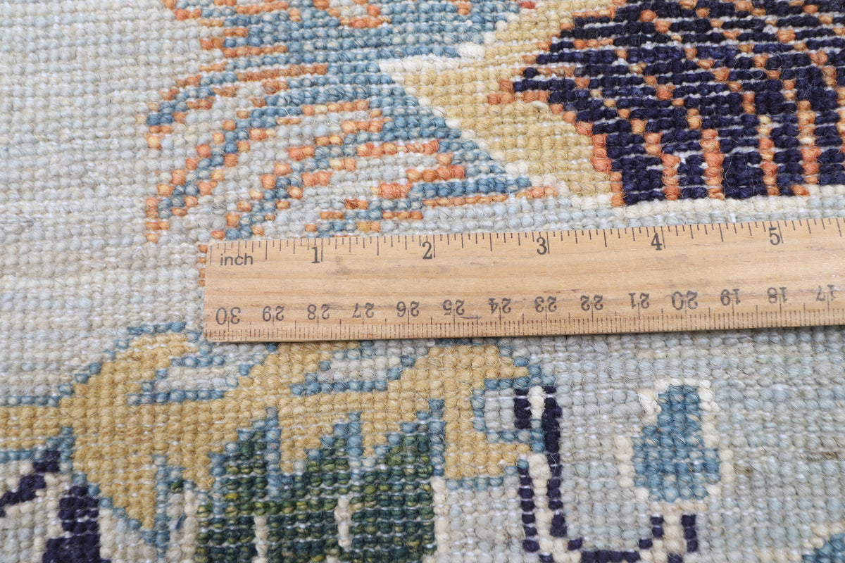 153 x 193 cm | birds Design Hand Knotted Veg Dye Wool Afghan Carpet