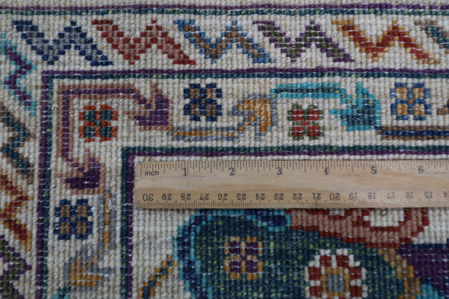 198 x 295 cm | Sultani Afghan Tribal Hand Knotted Veg Dye Wool carpet