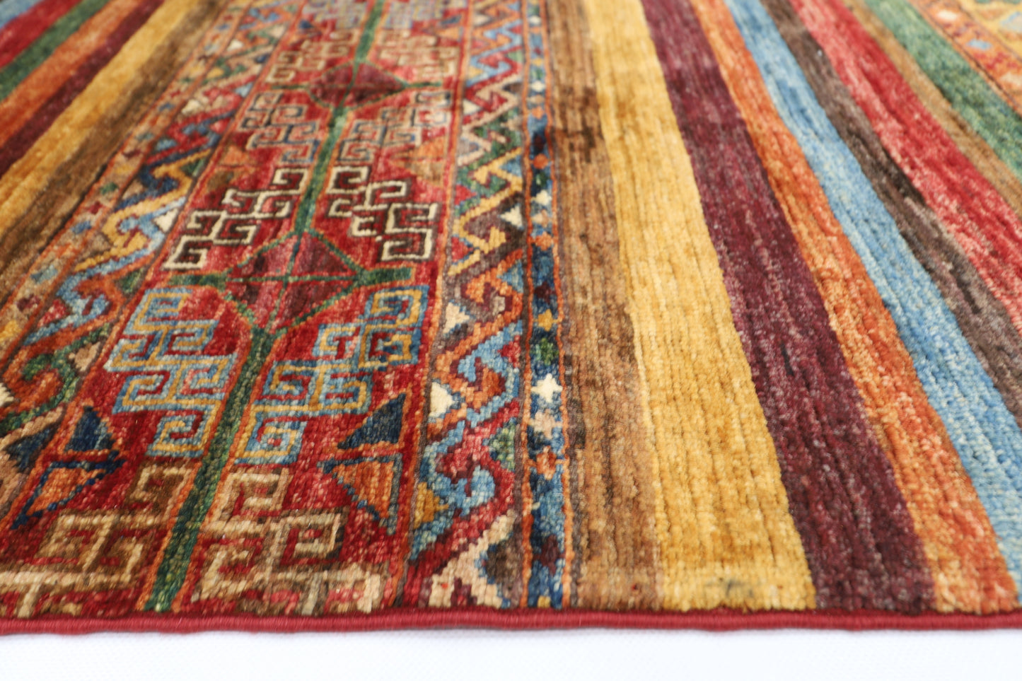 162 x 294 cm | Khorjun Afghan Tribal Hand Knotted Veg Dye Wool carpet