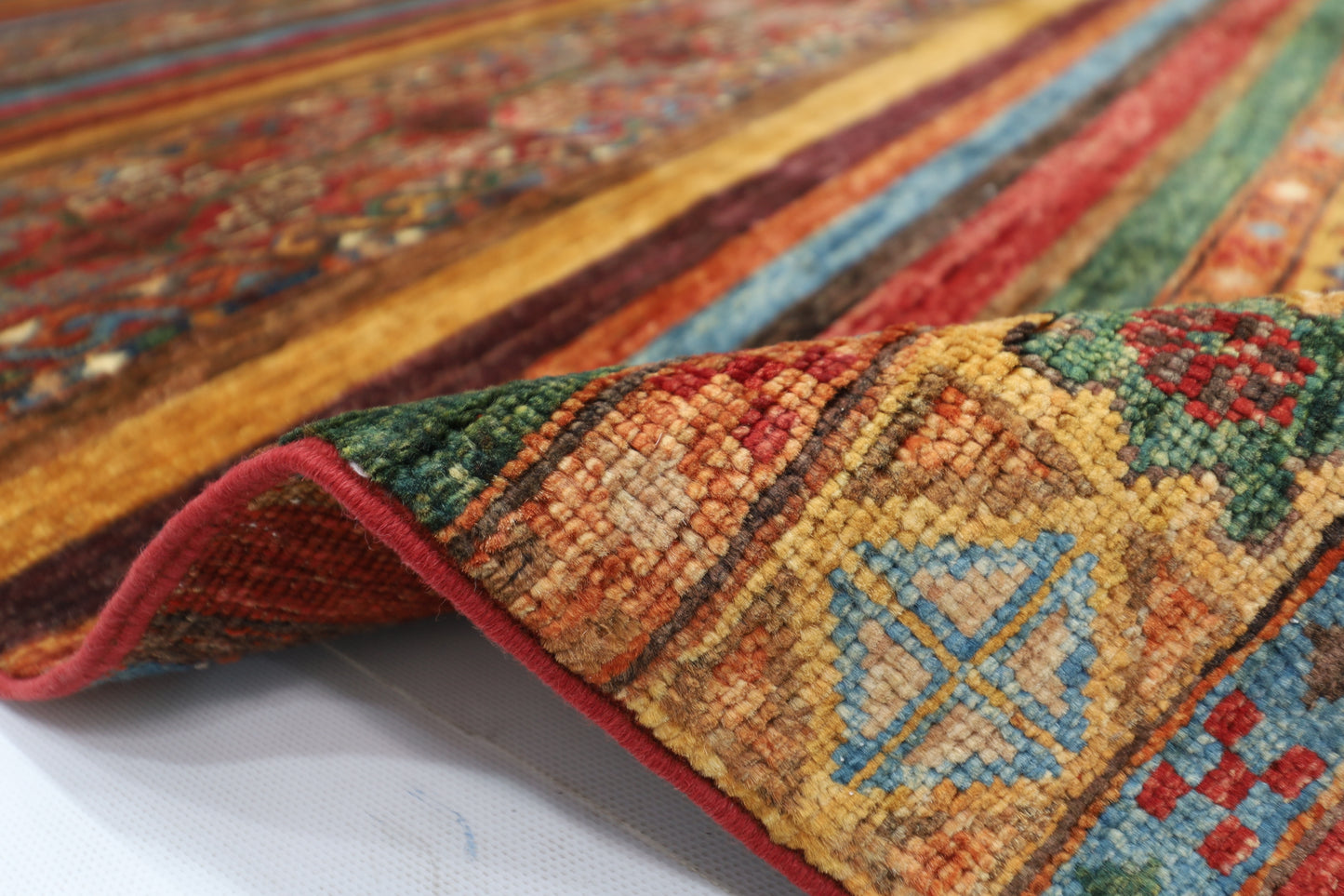 162 x 294 cm | Khorjun Afghan Tribal Hand Knotted Veg Dye Wool carpet