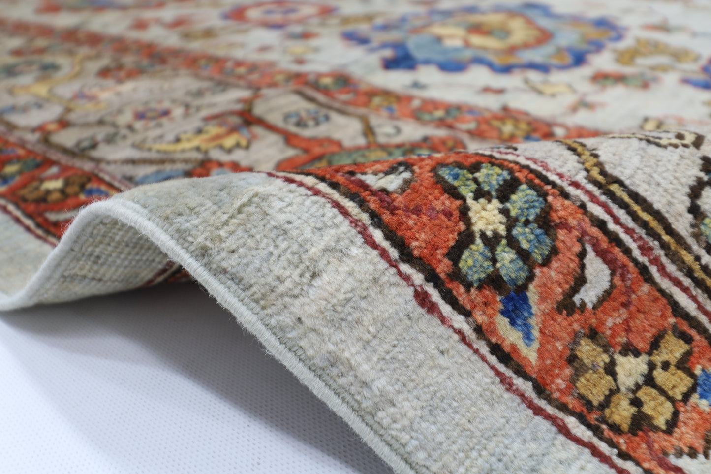 202 x 288 cm | Afghan Tribal Hand Knotted Veg Dye Wool carpet