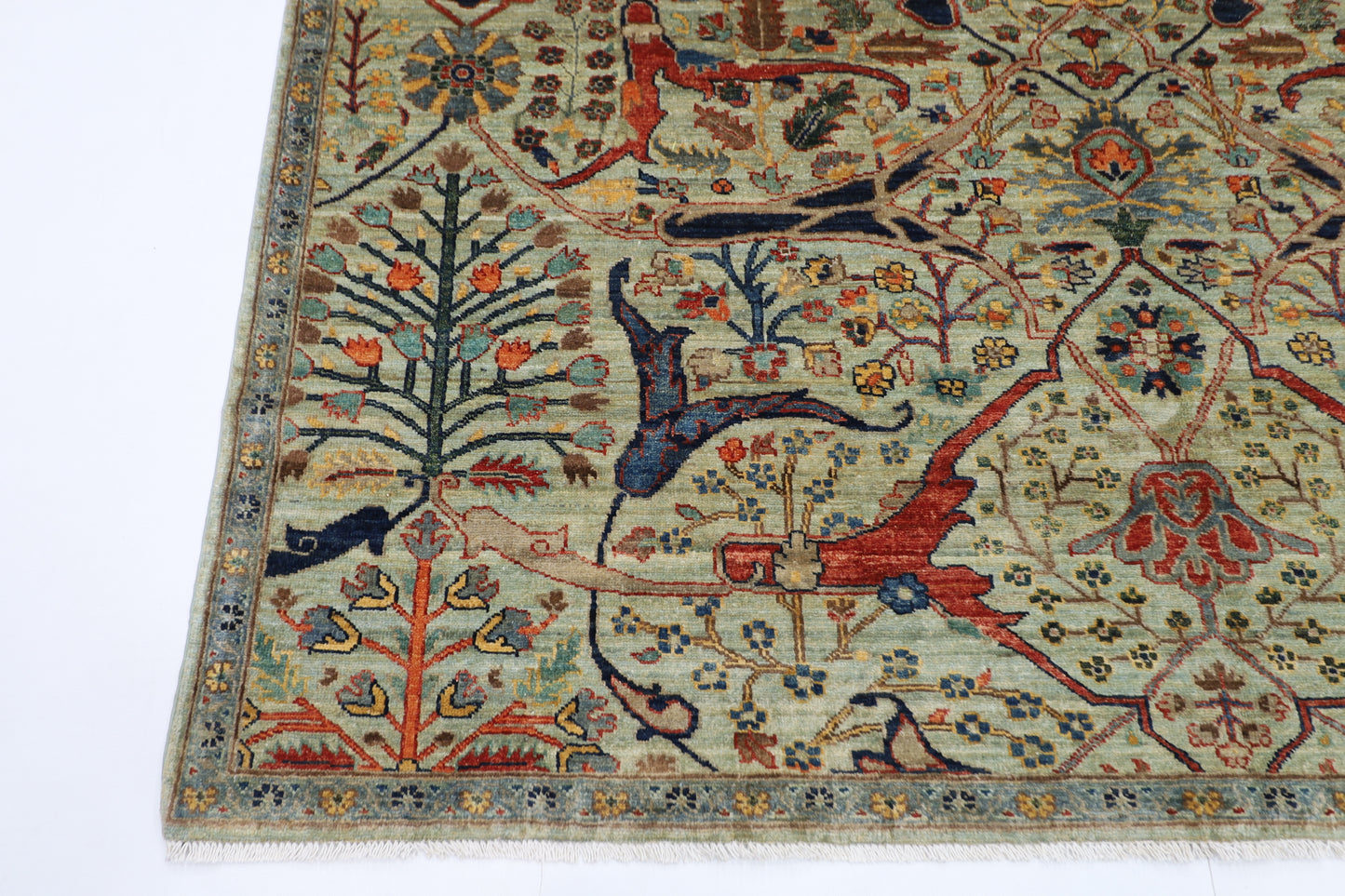 203 x 303 cm | Bidjar Afghan Tribal Hand Knotted Veg Dye Wool carpet