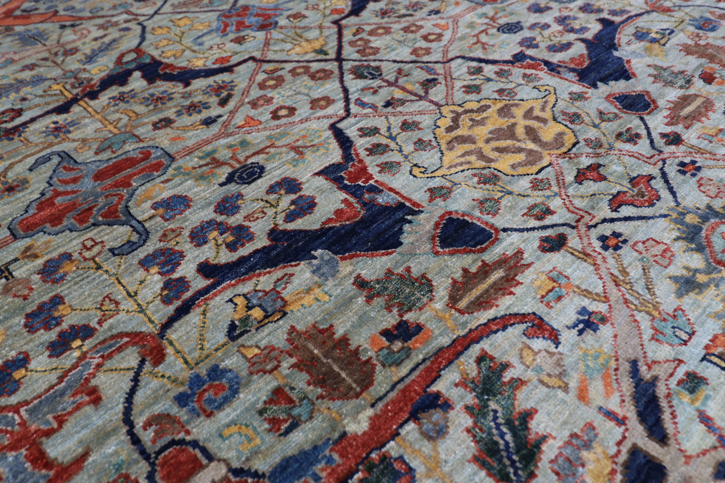 203 x 303 cm | Bidjar Afghan Tribal Hand Knotted Veg Dye Wool carpet