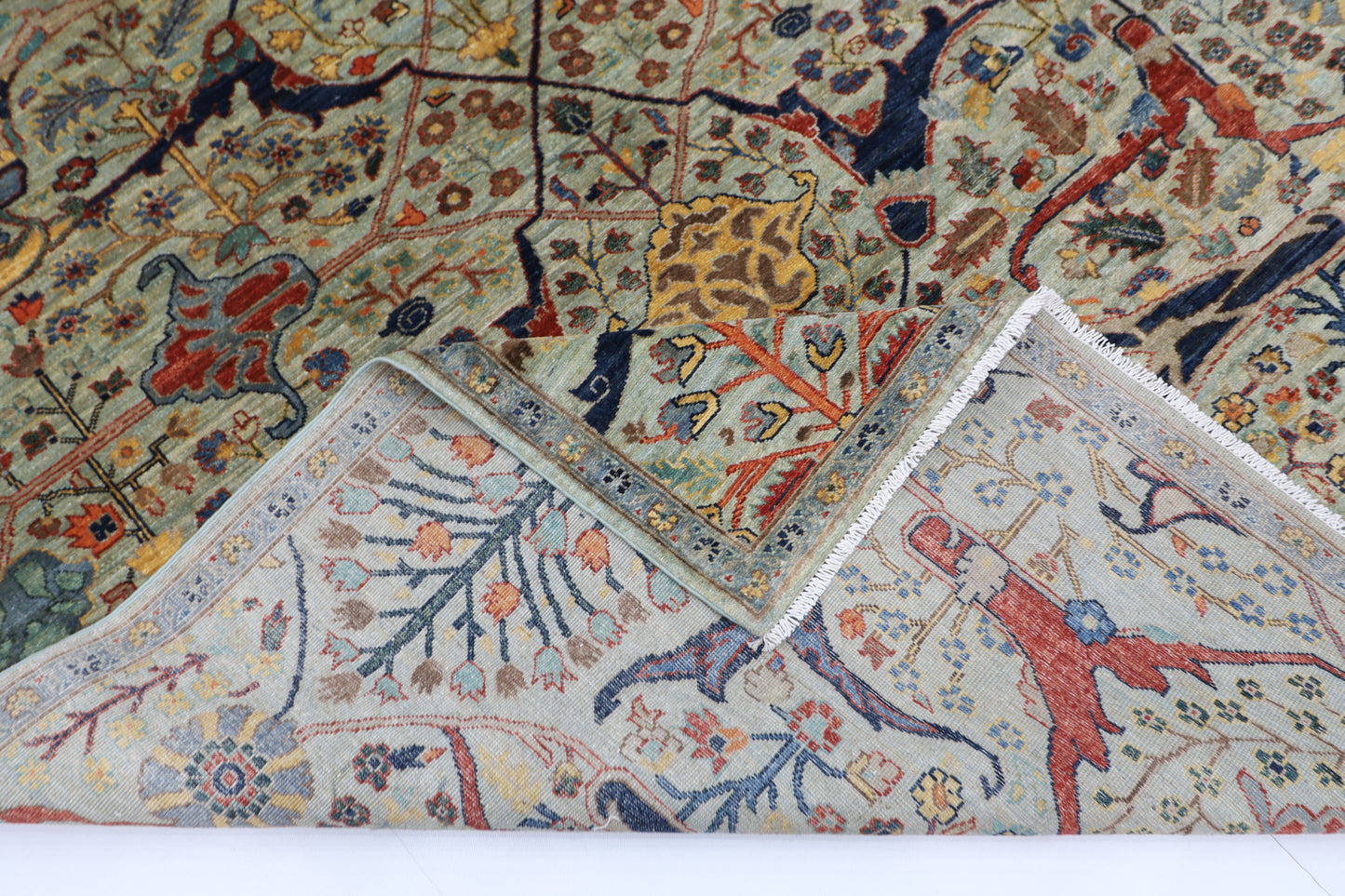 203 x 303 cm | Bidjar Afghan Tribal Hand Knotted Veg Dye Wool carpet