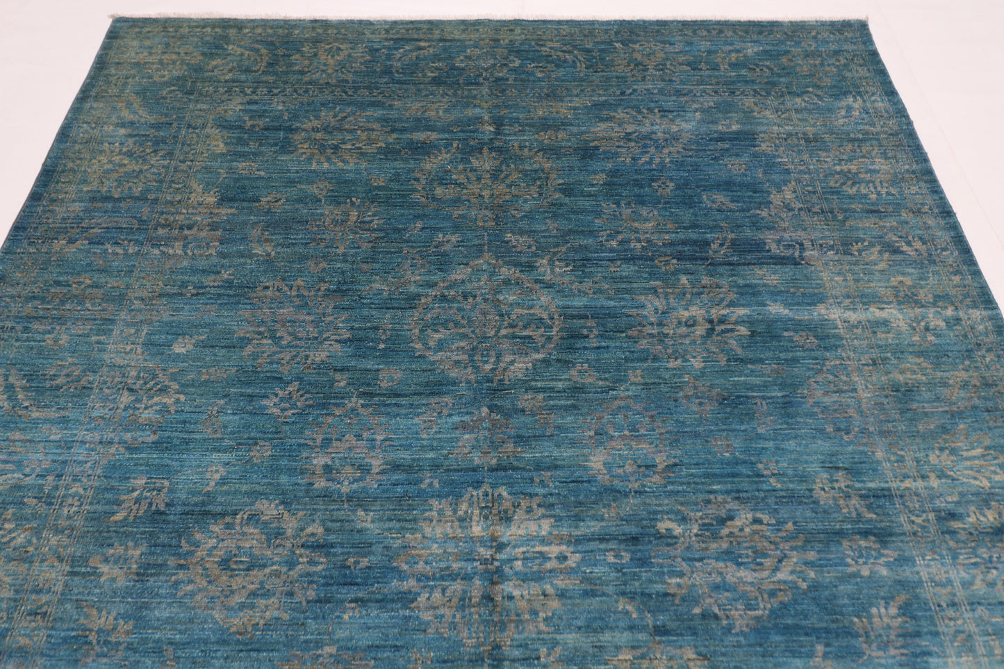 204 x 300 cm | Sultani Afghan Tribal Hand Knotted Veg Dye Wool carpet