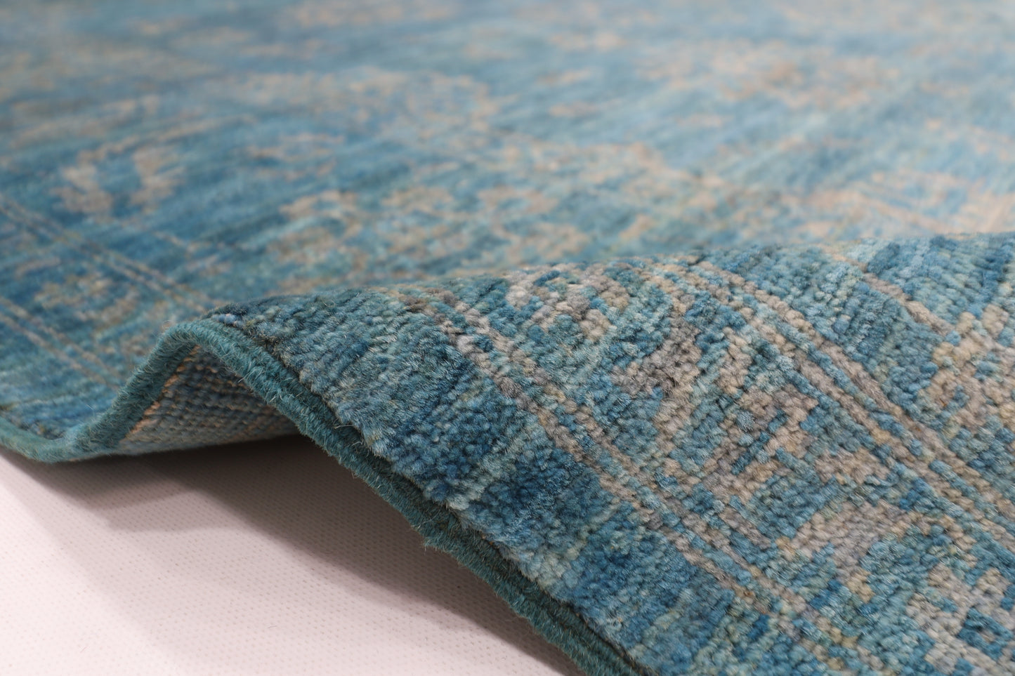 204 x 300 cm | Sultani Afghan Tribal Hand Knotted Veg Dye Wool carpet
