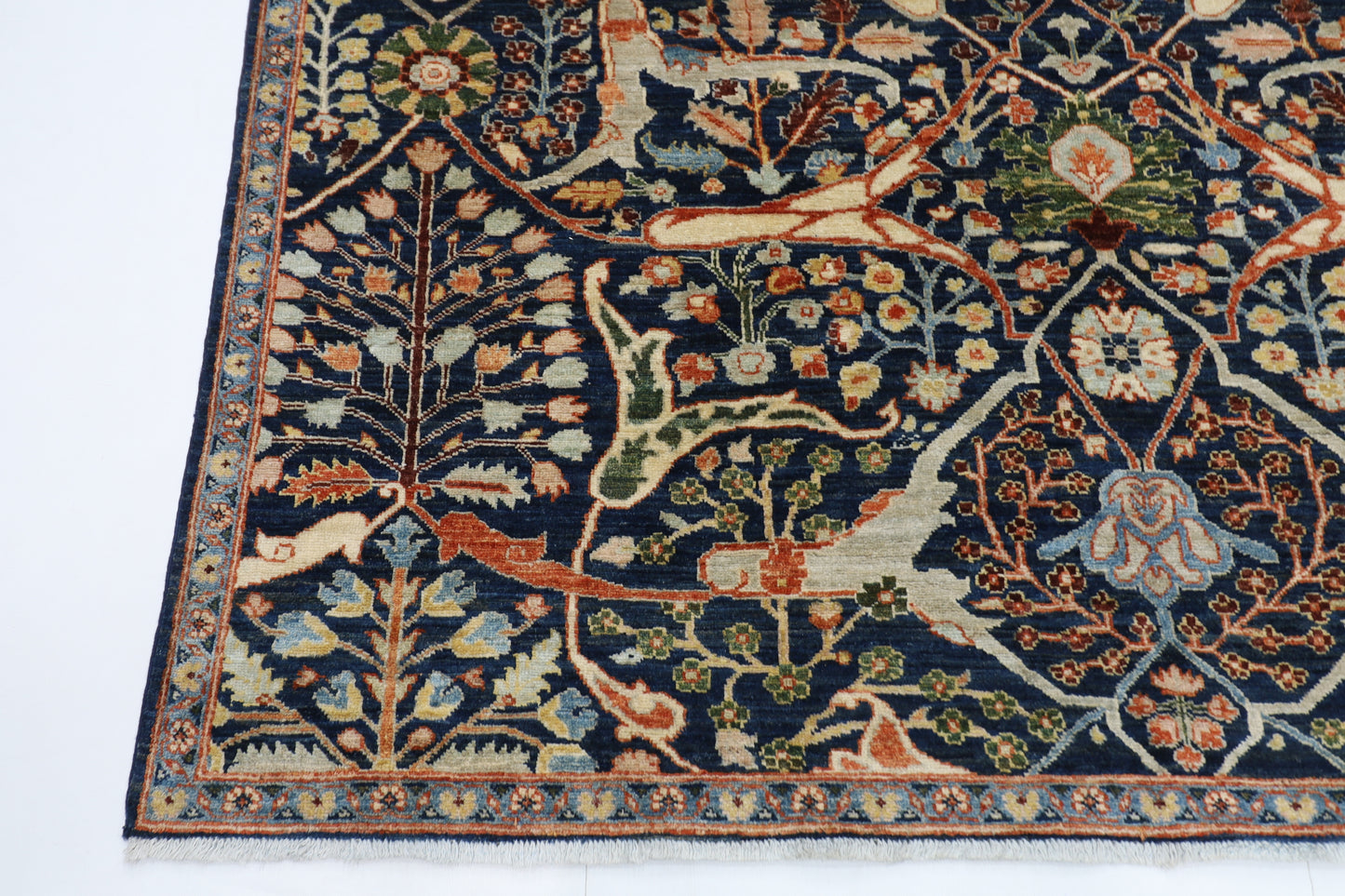 202 x 296 cm | Bidjar Afghan Tribal Hand Knotted Veg Dye Wool carpet
