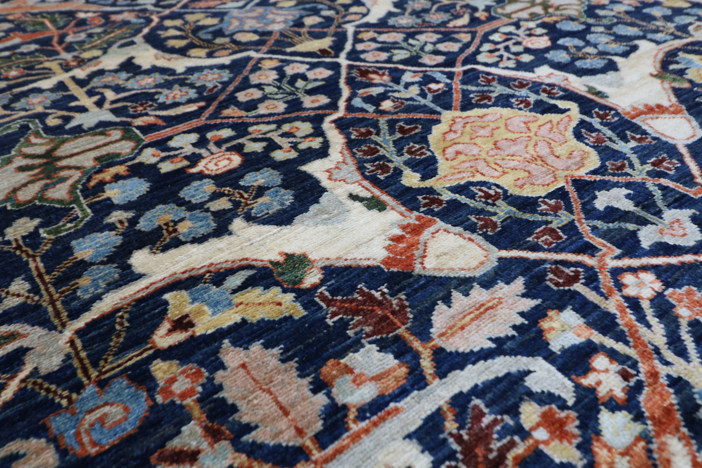 202 x 296 cm | Bidjar Afghan Tribal Hand Knotted Veg Dye Wool carpet