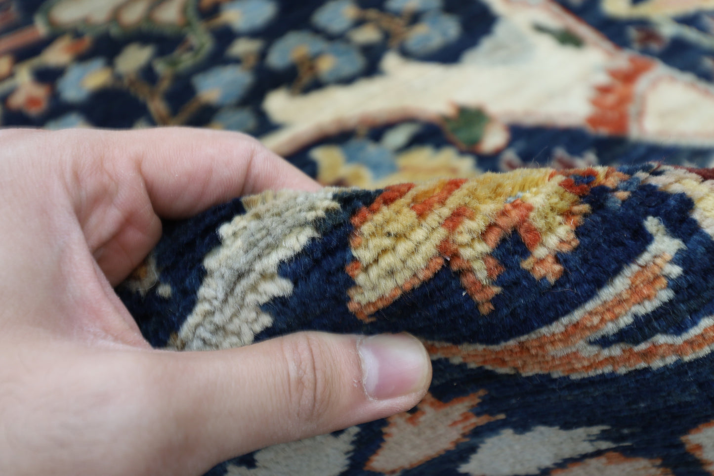 202 x 296 cm | Bidjar Afghan Tribal Hand Knotted Veg Dye Wool carpet