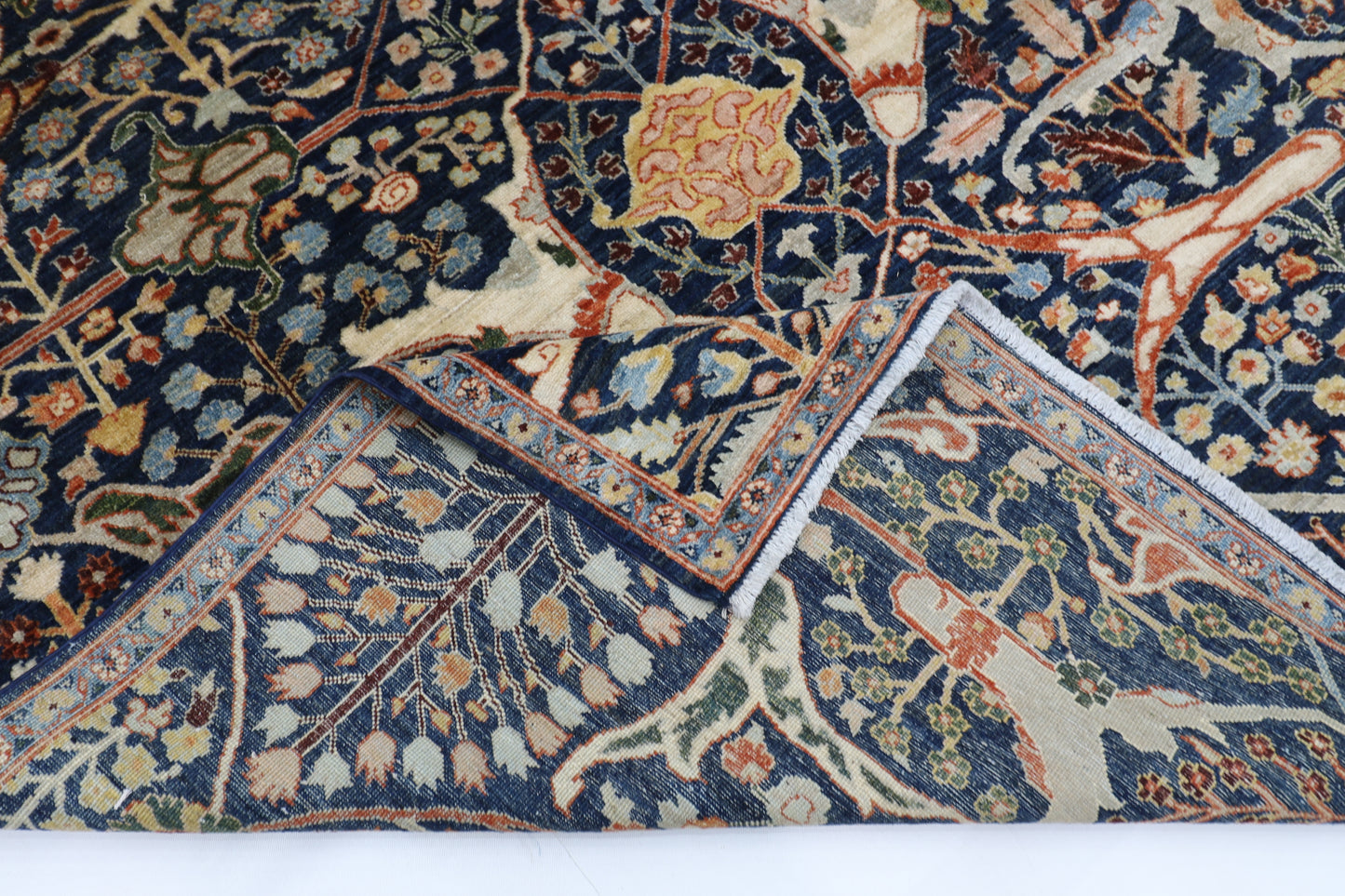 202 x 296 cm | Bidjar Afghan Tribal Hand Knotted Veg Dye Wool carpet