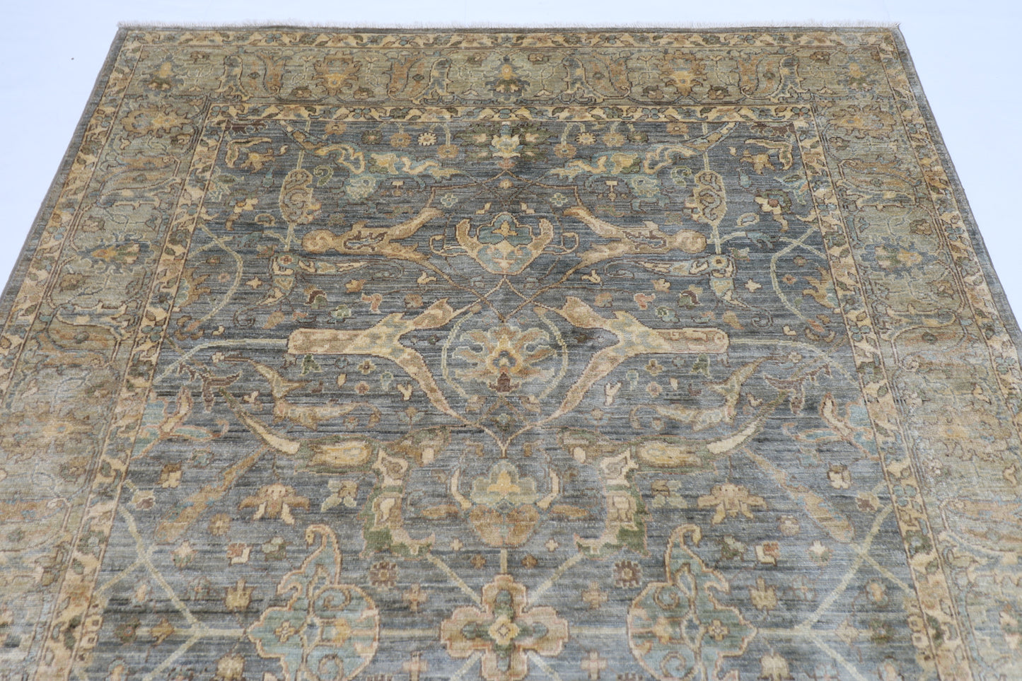 181 x 272 cm | Bidjar Afghan Tribal Hand Knotted Veg Dye Wool carpet
