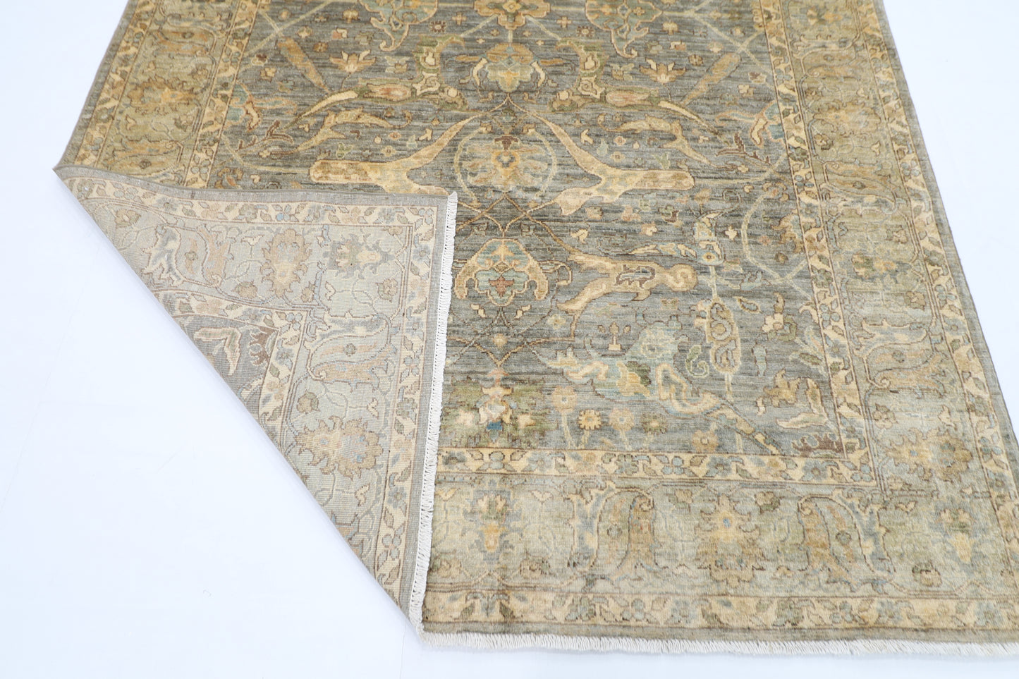 181 x 272 cm | Bidjar Afghan Tribal Hand Knotted Veg Dye Wool carpet