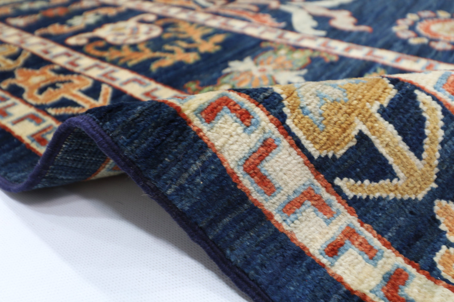 200 x 293 cm | Suzani Afghan Tribal Hand Knotted Veg Dye Wool carpet